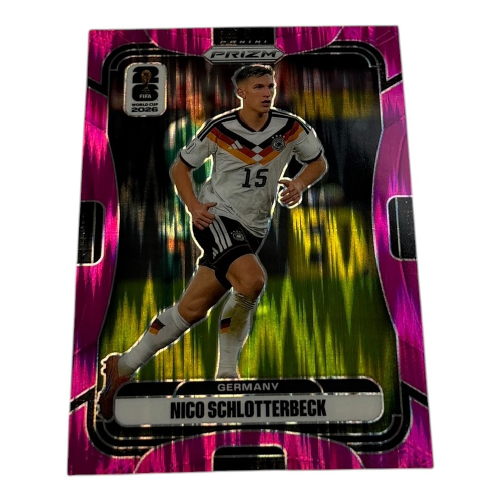 2024 Panini Prizm Nico Schlotterbeck Germany Pink Prizm Soccer Card 139/195 #44